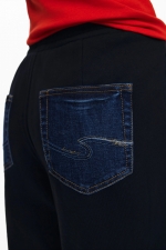 Pantaloni jogger denim albastru spălat