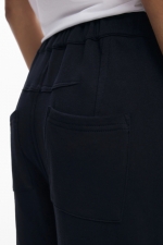 Pantaloni denim albastru deschis cropped flare