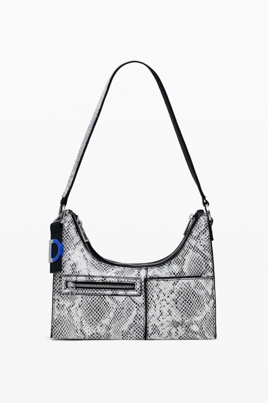 Geantă neagră 3‑în‑1 de umăr/crossbody