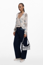 Geantă neagră 3‑în‑1 de umăr/crossbody
