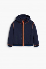 Jachetă utility neagră cu vestă teddy detașabilă