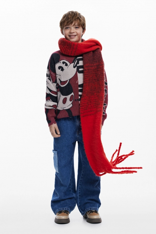 Pulover negru copii cu print Mickey Mouse™