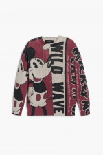 Pulover negru copii cu print Mickey Mouse™