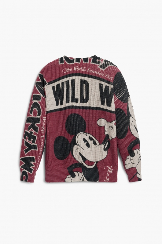 Pulover negru copii cu print Mickey Mouse™