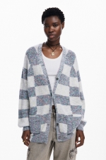 CARDIGAN CU PRINT IN DUNGI