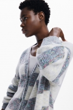 CARDIGAN CU PRINT IN DUNGI