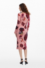 ROCHIE TRICOT CU PRINT MULTICOLOR