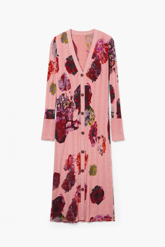 ROCHIE TRICOT CU PRINT MULTICOLOR