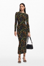 ROCHIE MIDI CU PRINT FLORAL