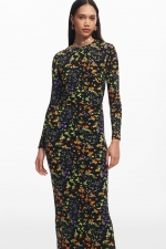 ROCHIE MIDI CU PRINT FLORAL
