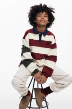 BLUZA POLO CU PRINT IN DUNGI