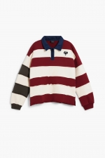 BLUZA POLO CU PRINT IN DUNGI