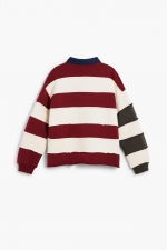 BLUZA POLO CU PRINT IN DUNGI