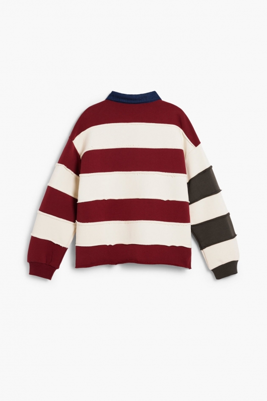 BLUZA POLO CU PRINT IN DUNGI