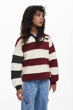 BLUZA POLO CU PRINT IN DUNGI