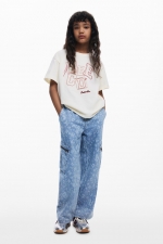 TRICOU BEJ CU BRODERIE