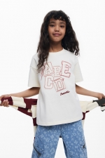 TRICOU BEJ CU BRODERIE