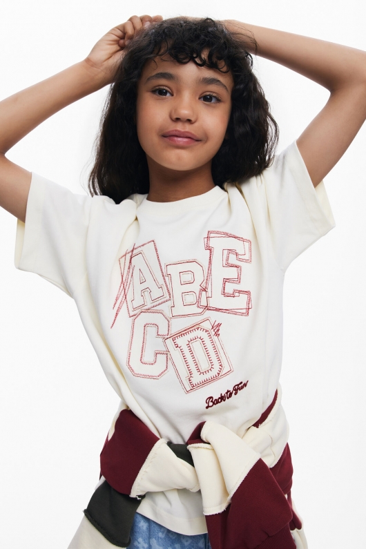 TRICOU BEJ CU BRODERIE