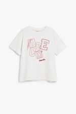 TRICOU BEJ CU BRODERIE
