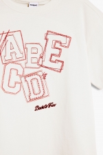 TRICOU BEJ CU BRODERIE