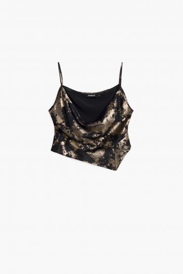 TOP AURIU CU NEGRU