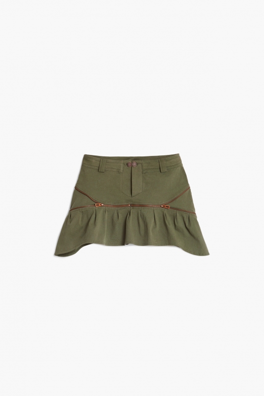 FUSTA MINI KAKI