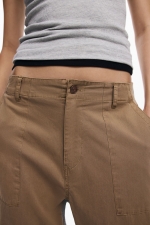 PANTALONI JOGGER CU DOUA TIOURI DE MATERIALE