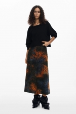 ROCHIE ANIMAL PRINT CU PULOVER DETASABIL