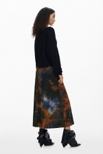 ROCHIE ANIMAL PRINT CU PULOVER DETASABIL