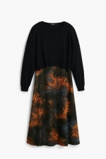 ROCHIE ANIMAL PRINT CU PULOVER DETASABIL