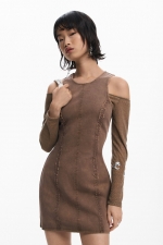 ROCHIE MARO CU DOUA TIPURI DE MATERIALE