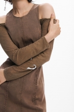 ROCHIE MARO CU DOUA TIPURI DE MATERIALE