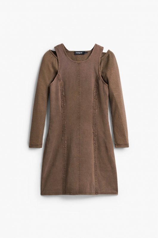 ROCHIE MARO CU DOUA TIPURI DE MATERIALE