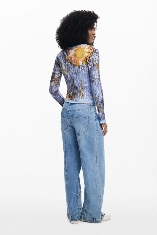 BLUZA TRICOT MULTICOLORA