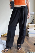 PANTALONI NEGRI DIN LYOCELL