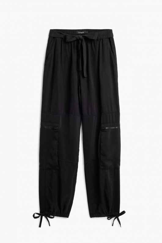 PANTALONI NEGRI DIN LYOCELL