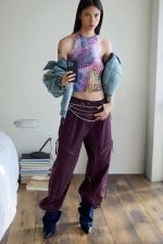 TOP MULTICOLOR CU PAIETE