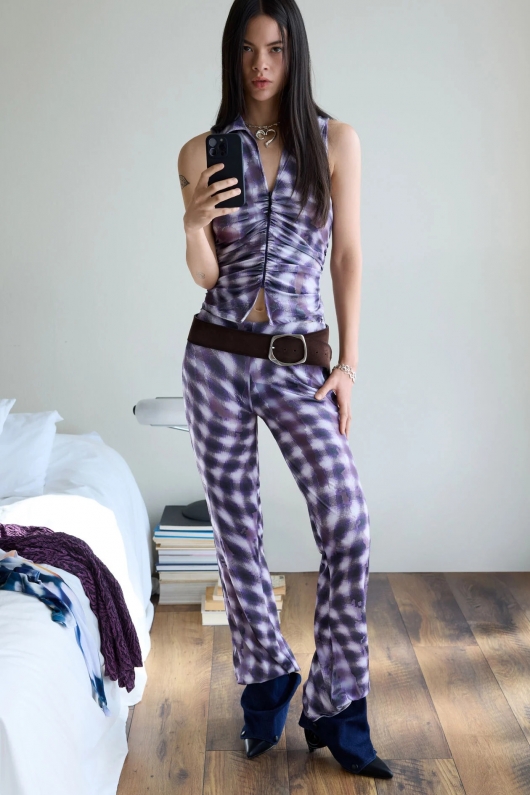 TOP CU PRINT IN PATRATELE