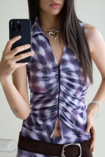 TOP CU PRINT IN PATRATELE