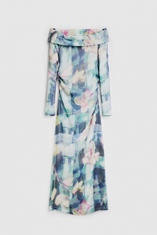 ROCHIE CU IMPRIMEU FLORAL