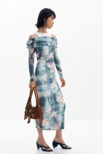 ROCHIE CU IMPRIMEU FLORAL