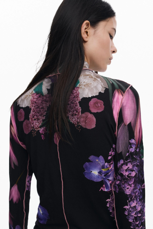 BLUZA CU PRINT FLORAL