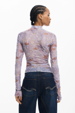 BLUZA DIN MATERIAL TEXTURAT