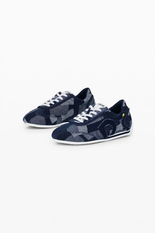 Sneaker Denim patchwork