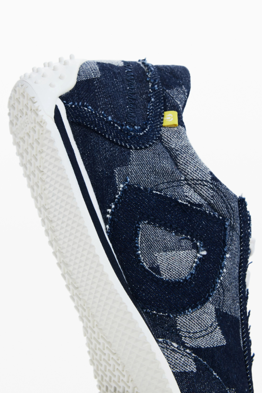 Sneaker Denim patchwork