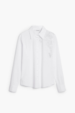 CAMASA ALBA CU BRODERIE