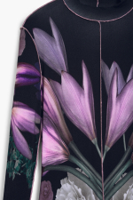 ROCHIE LUNGA CU PRINT FLORAL