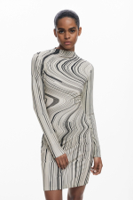 ROCHIE MINI CU PRINT IN DUNGI