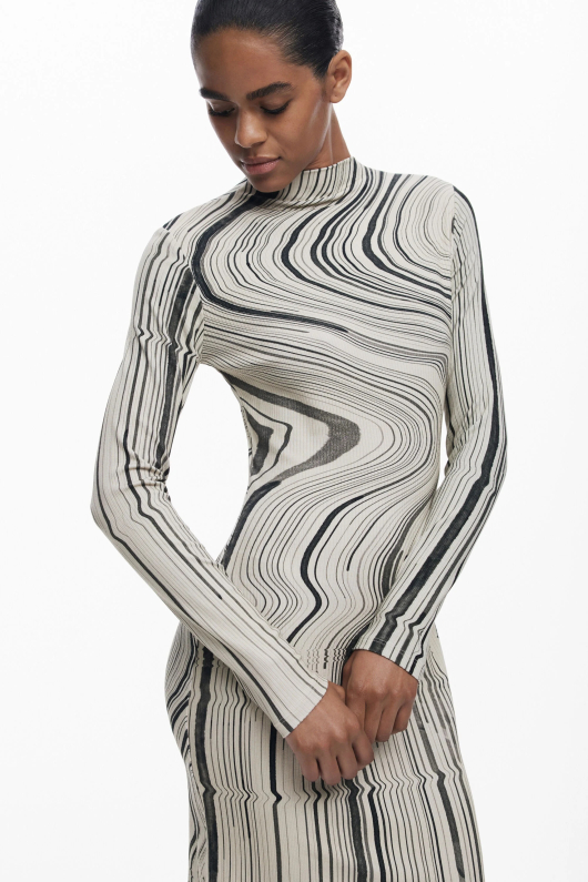 ROCHIE MINI CU PRINT IN DUNGI