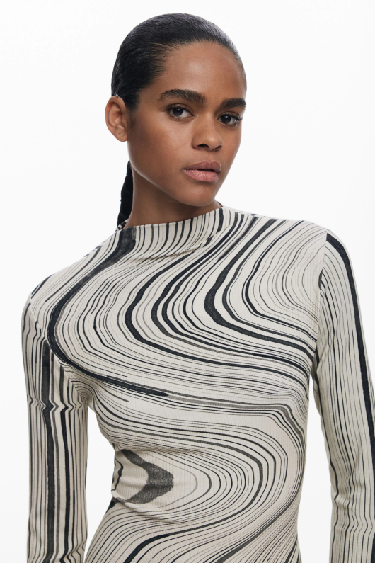 ROCHIE MINI CU PRINT IN DUNGI